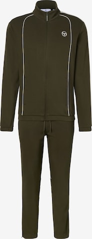 Completo per l'allenamento di Sergio Tacchini in verde: frontale