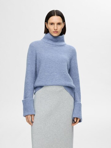 SELECTED Pullover 'SLFSia' in Blau: Vorderseite