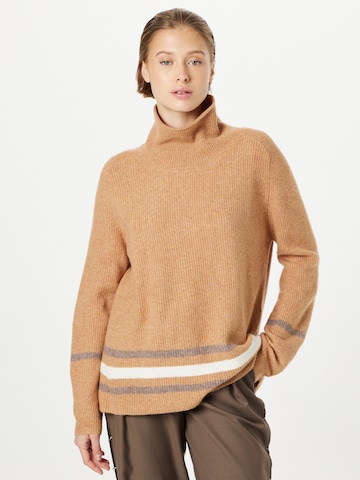Cartoon Sweater in Brown: front