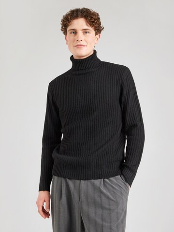 JJ Rebel Свитер 'JREBFREY' в Черный: спереди