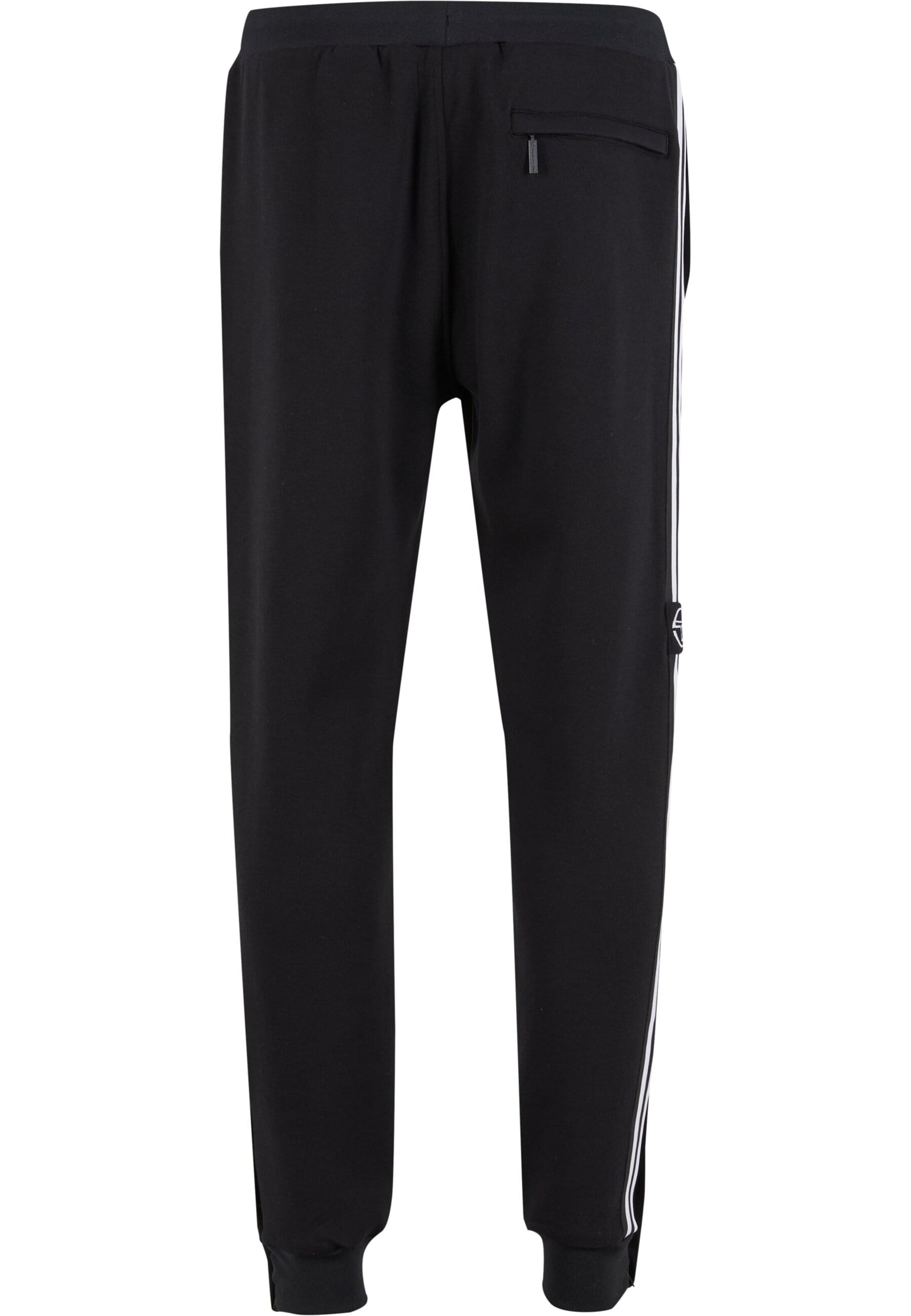 Sergio Tacchini Tapered Pants 'Cesena' in Black