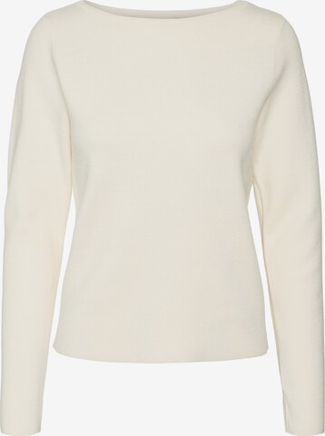 VERO MODA Sweater 'Gold Needle' in White: front