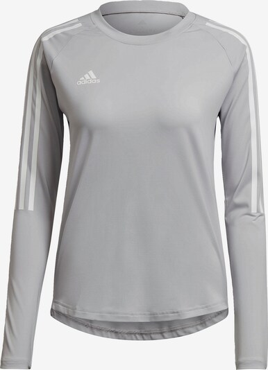ADIDAS SPORTSWEAR T-shirt fonctionnel 'HILO' en gris clair / blanc, Vue avec produit