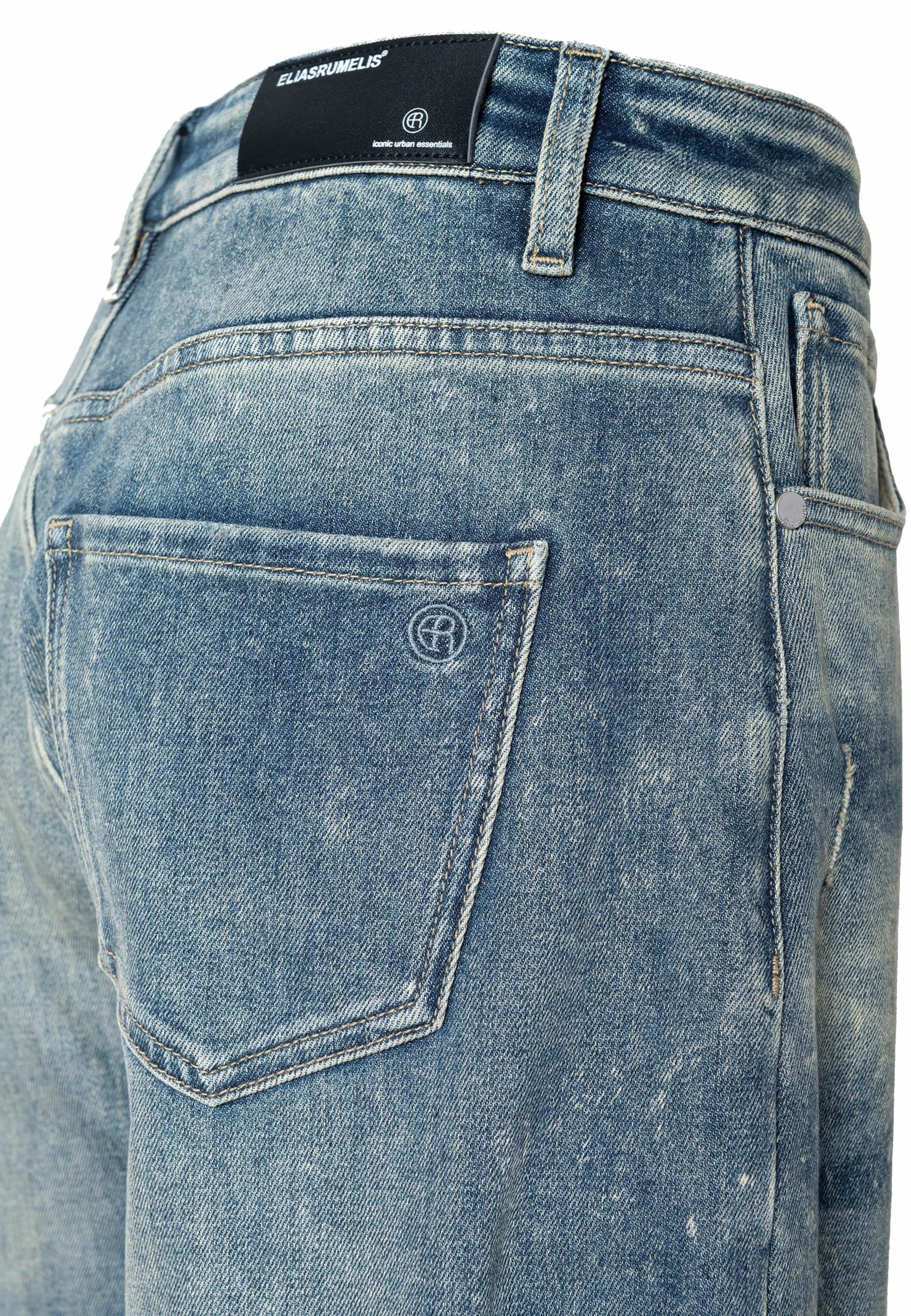 Barrel Jean 'Joana' Elias Rumelis en bleu
