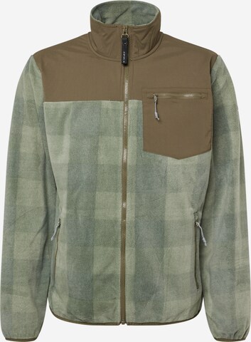 ICEPEAK Athletic fleece jacket 'ALVEN' in Green: front