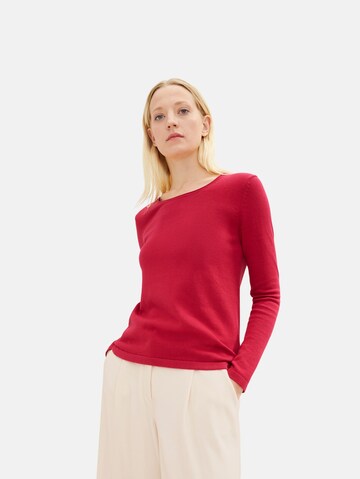 TOM TAILOR Pullover in Rot