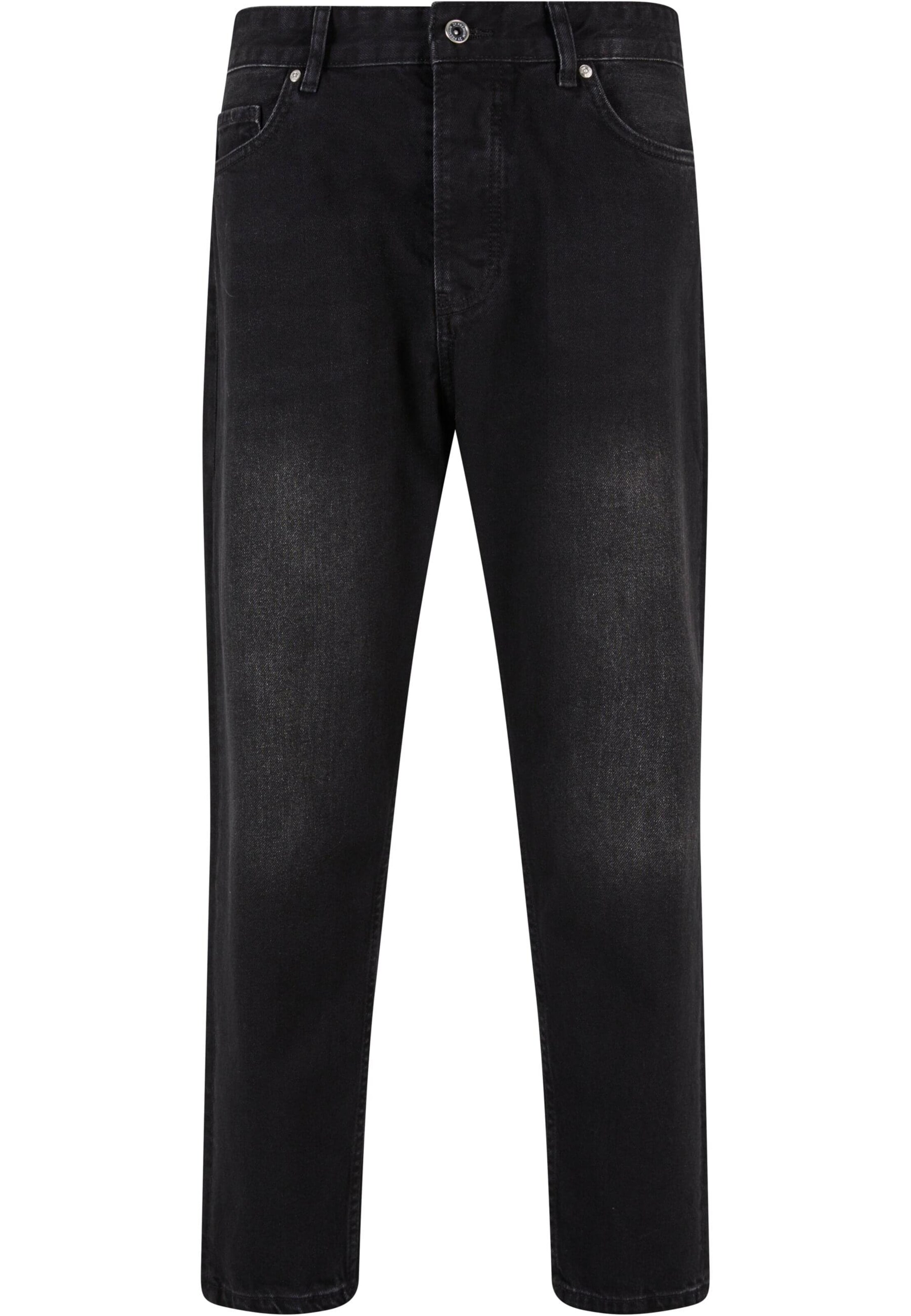 2Y Premium Regular Jeans in Zwart: voorkant