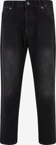 2Y Premium Regular Jeans in Zwart: voorkant