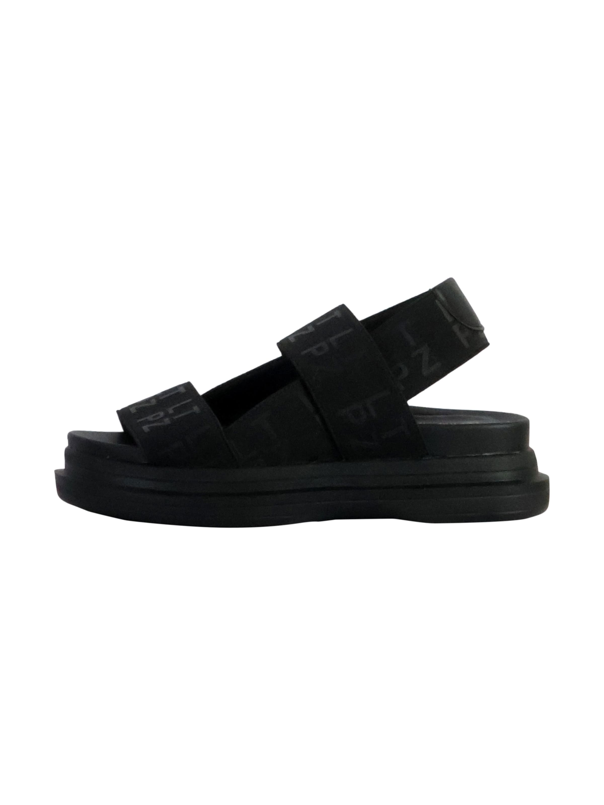 Les Tropéziennes Sandale 'Ledersandalen von M.Belarbi Cool' in Schwarz: Vorderseite
