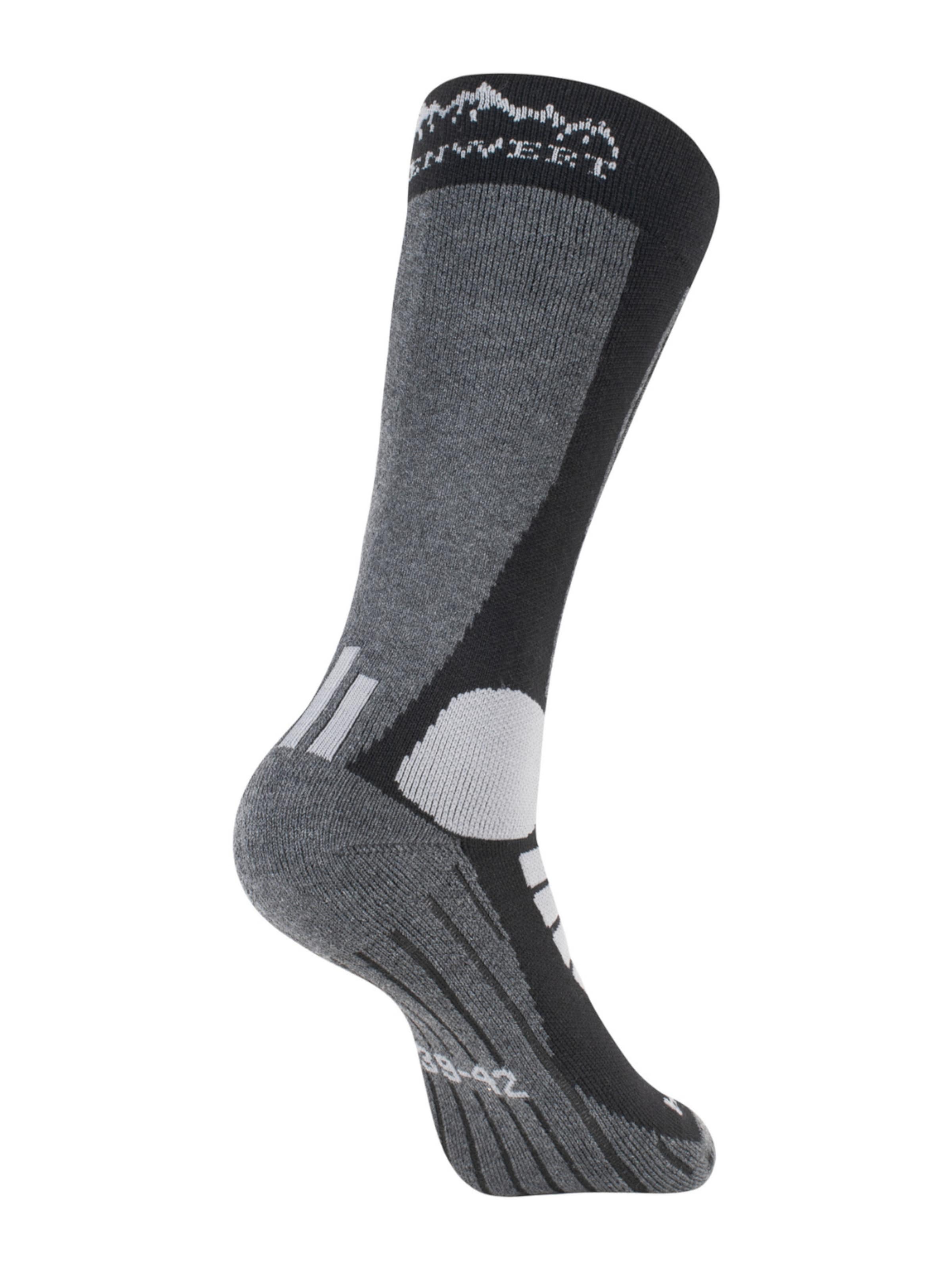 Alpenwert Kniestrümpfe 'Skisocken Merino'‌‌‌‌‌‌‌‌‌ in Schwarz