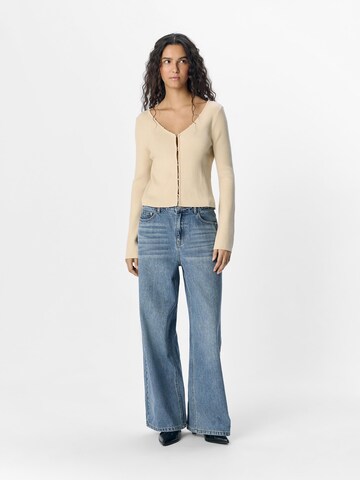 Cardigan 'OBJCOSTICA' OBJECT en beige