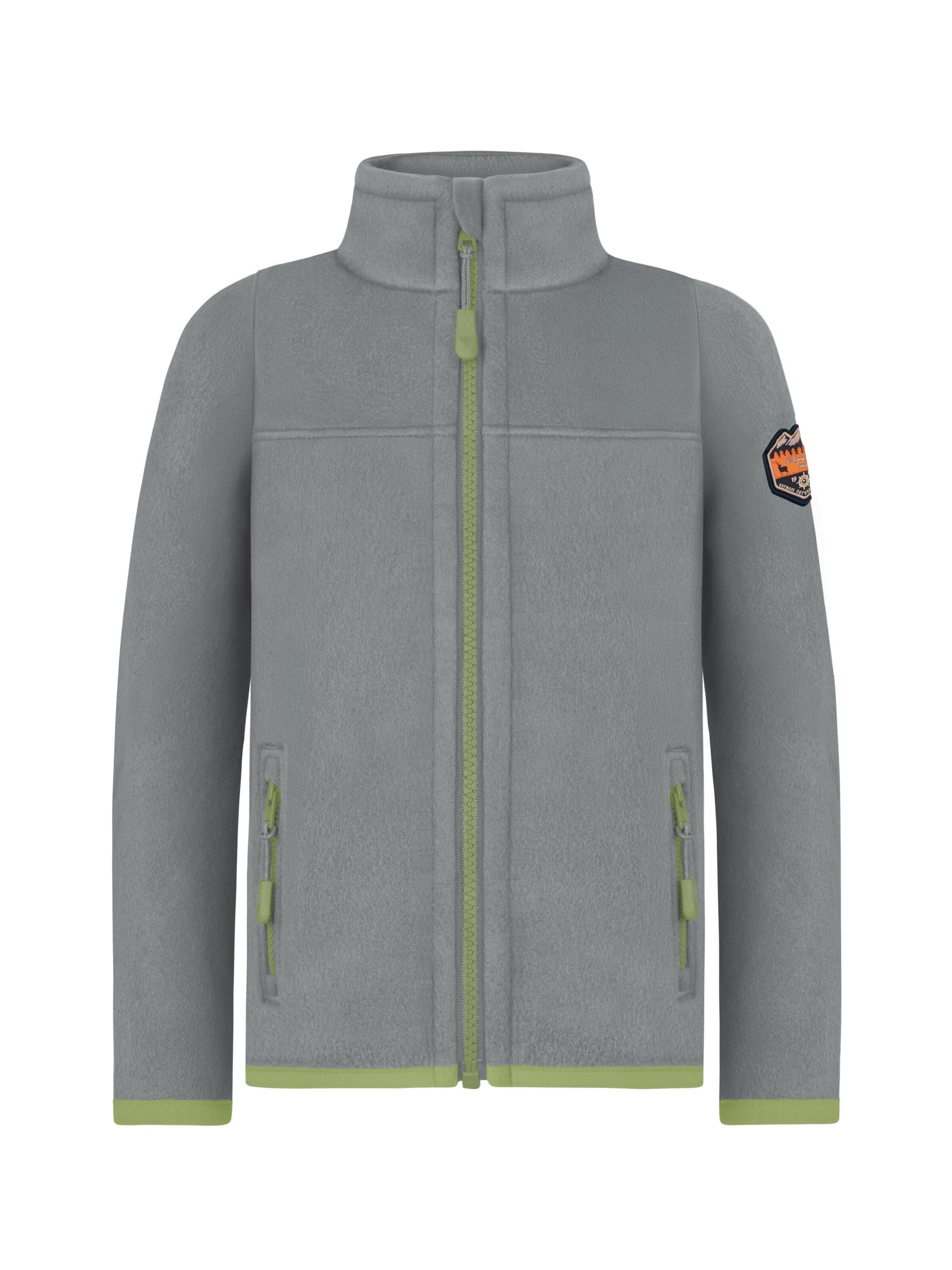 normani Fleecejacke „Venetie“ in Grau: Vorderseite