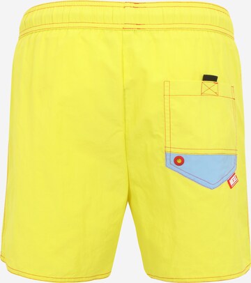 DIESEL - Calções de banho 'CAY BAY' em amarelo