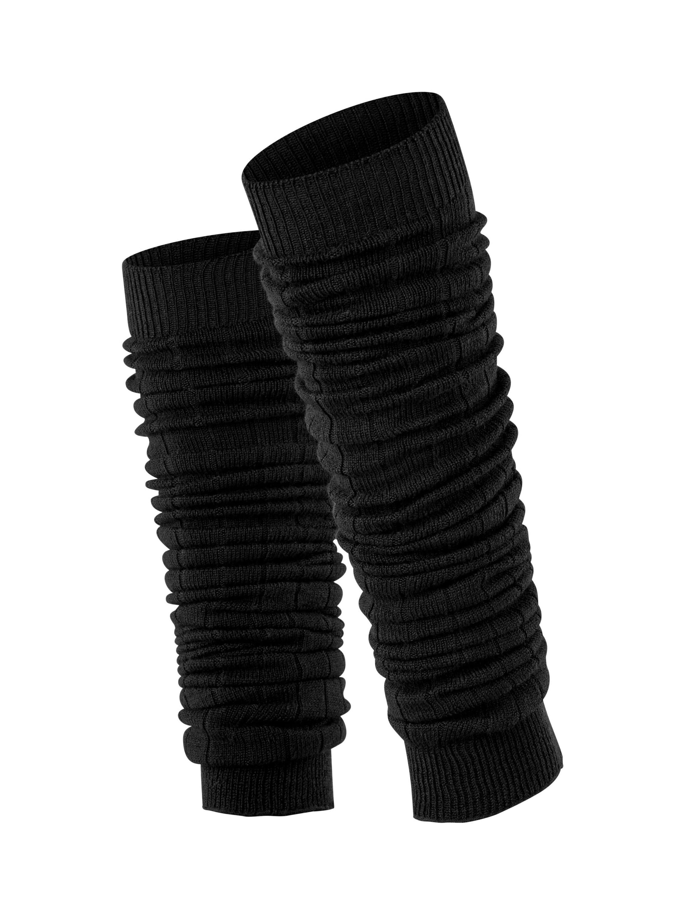 ESPRIT Stulpen 'Rib'‌‌‌‌‌‌‌‌‌ in Schwarz: Vorderseite