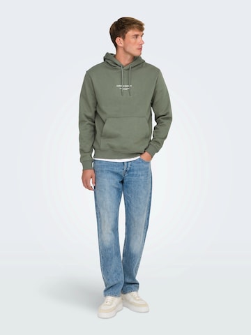 Sweat-shirt 'ONSCURATED' Only & Sons en gris