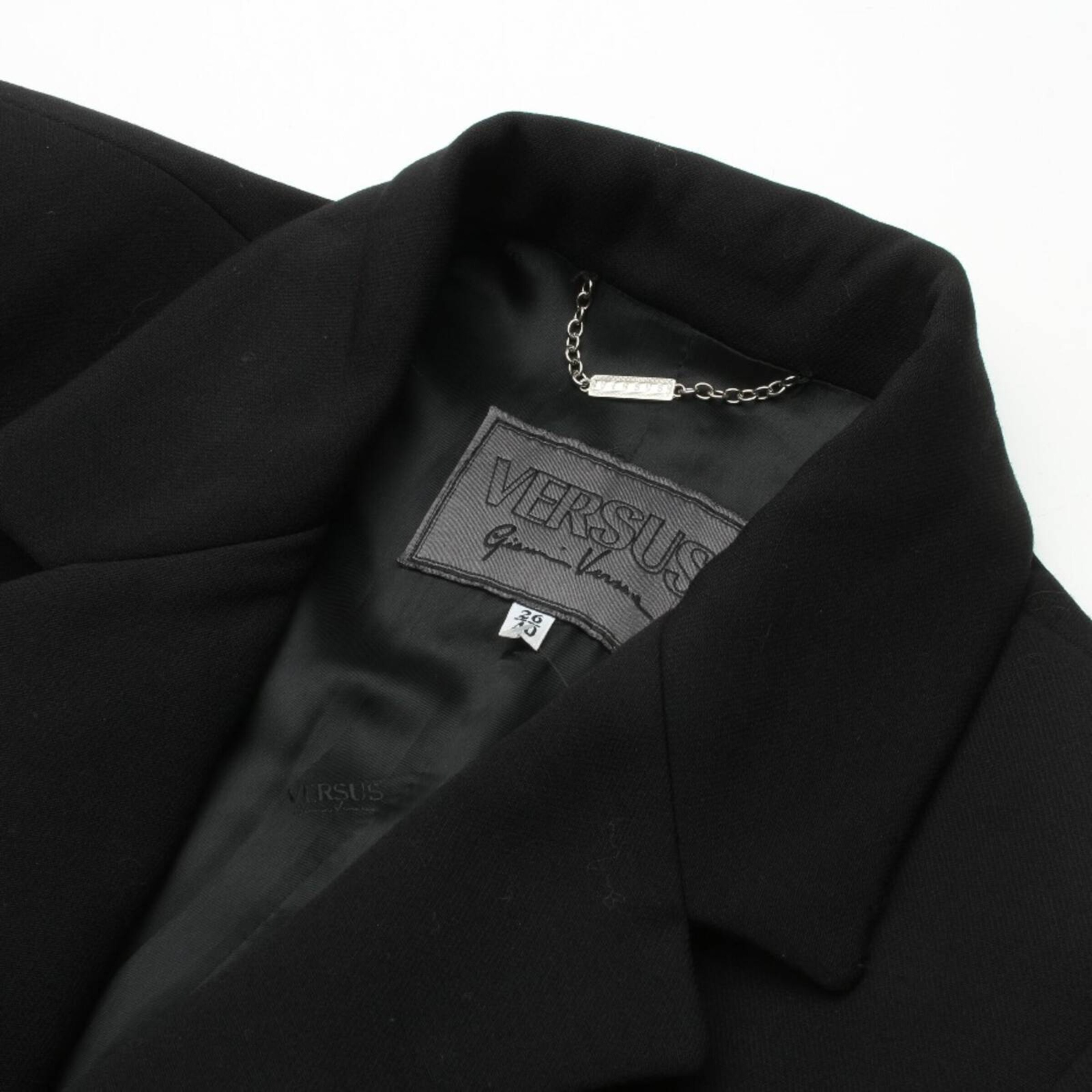 VERSACE Jacket & Coat in XS in Black