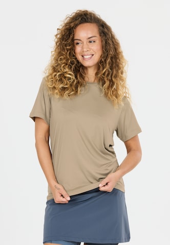 Whistler Functioneel shirt 'Tuloni' in Bruin: voorkant