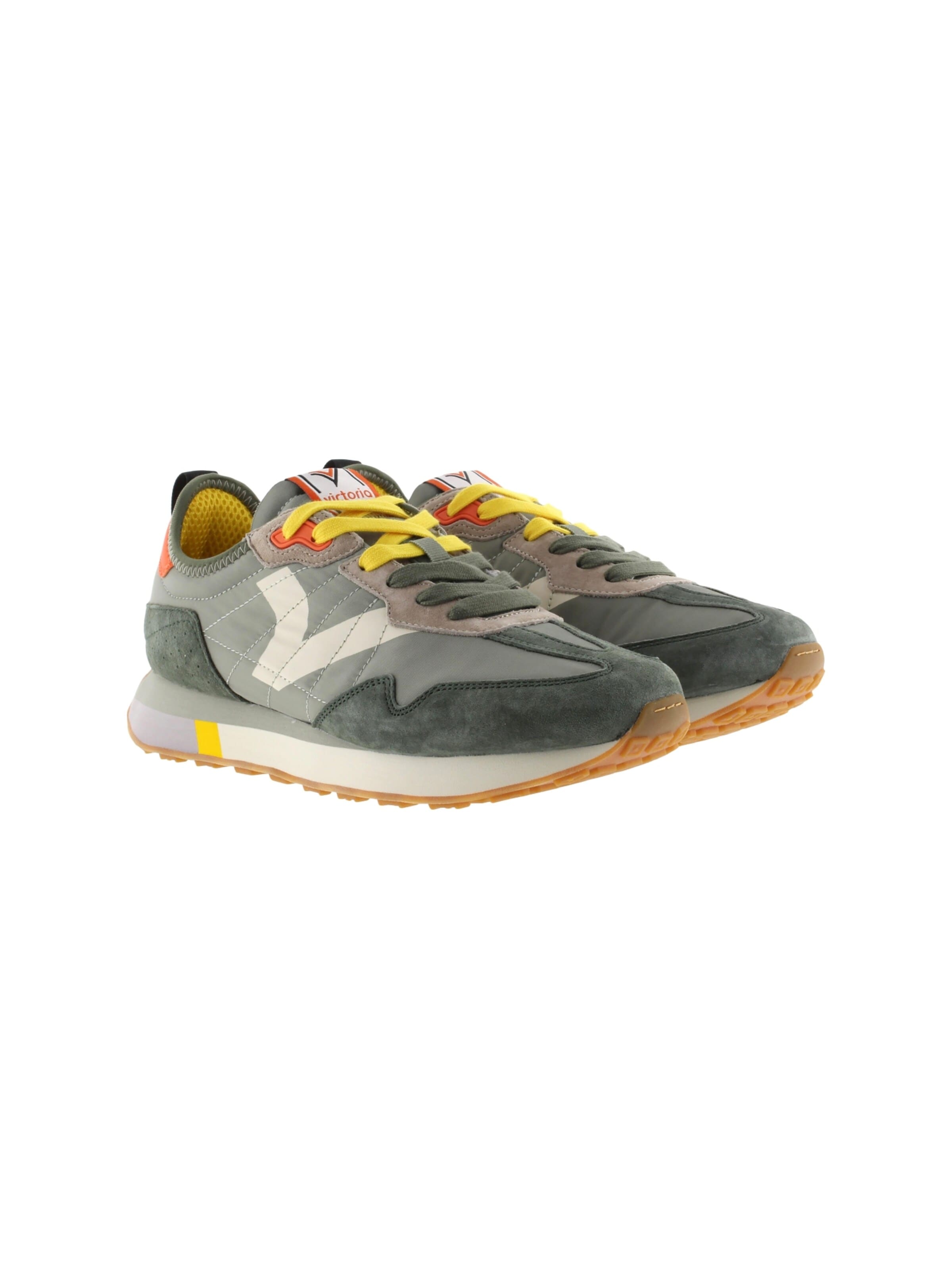 Chaussure de sport à lacets 'Leder-Sneaker' victoria en vert