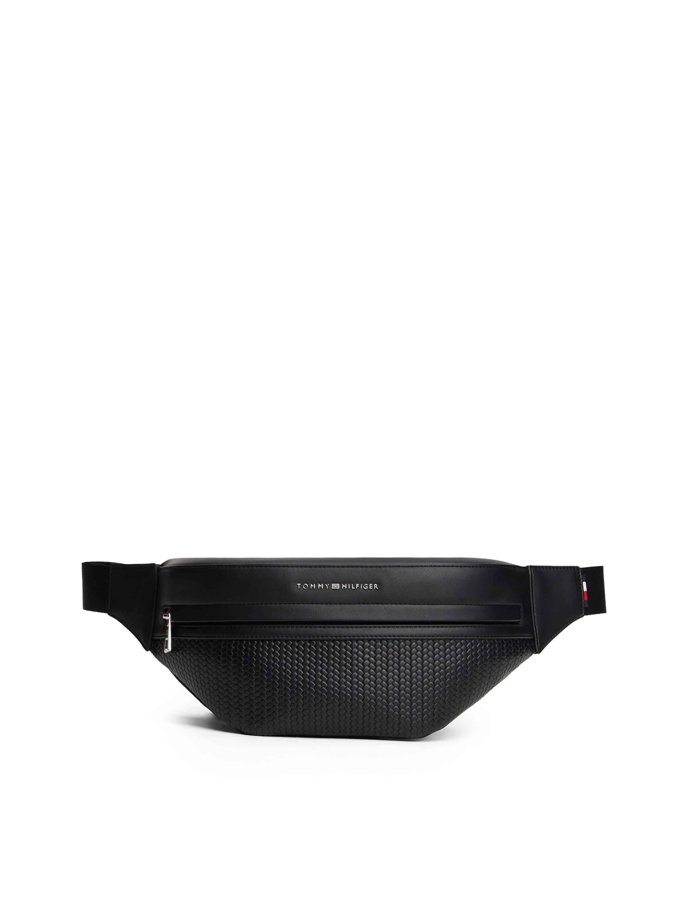 TOMMY HILFIGERPojasna torbica - crna boja: prednji dio
