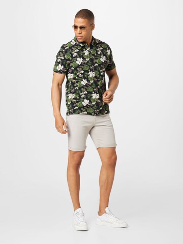 JACK & JONES Regular Дънки 'Rick' в сиво