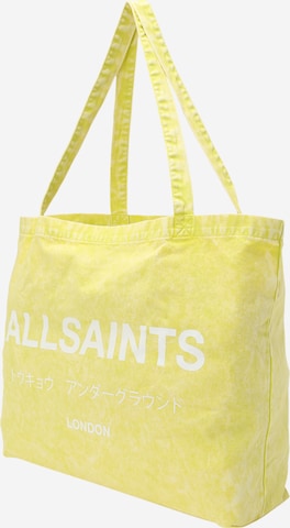AllSaints Μεγάλη τσάντα σε πράσινο: μπροστά