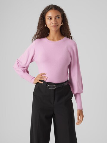 VERO MODA - Pullover 'Holly Karis' em rosa: frente