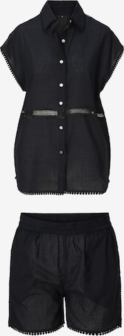 LingaDore - Pijama en negro: frente