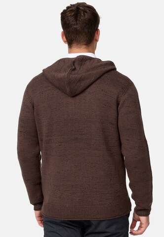 Vestes en maille ' Gage ' INDICODE JEANS en marron