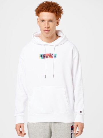 Champion Authentic Athletic Apparel Sweatshirt in Wit: voorkant