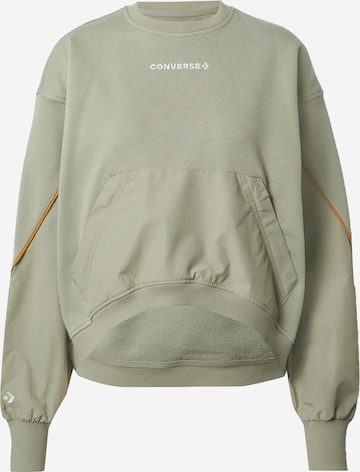 CONVERSE Sweatshirt in Green: front