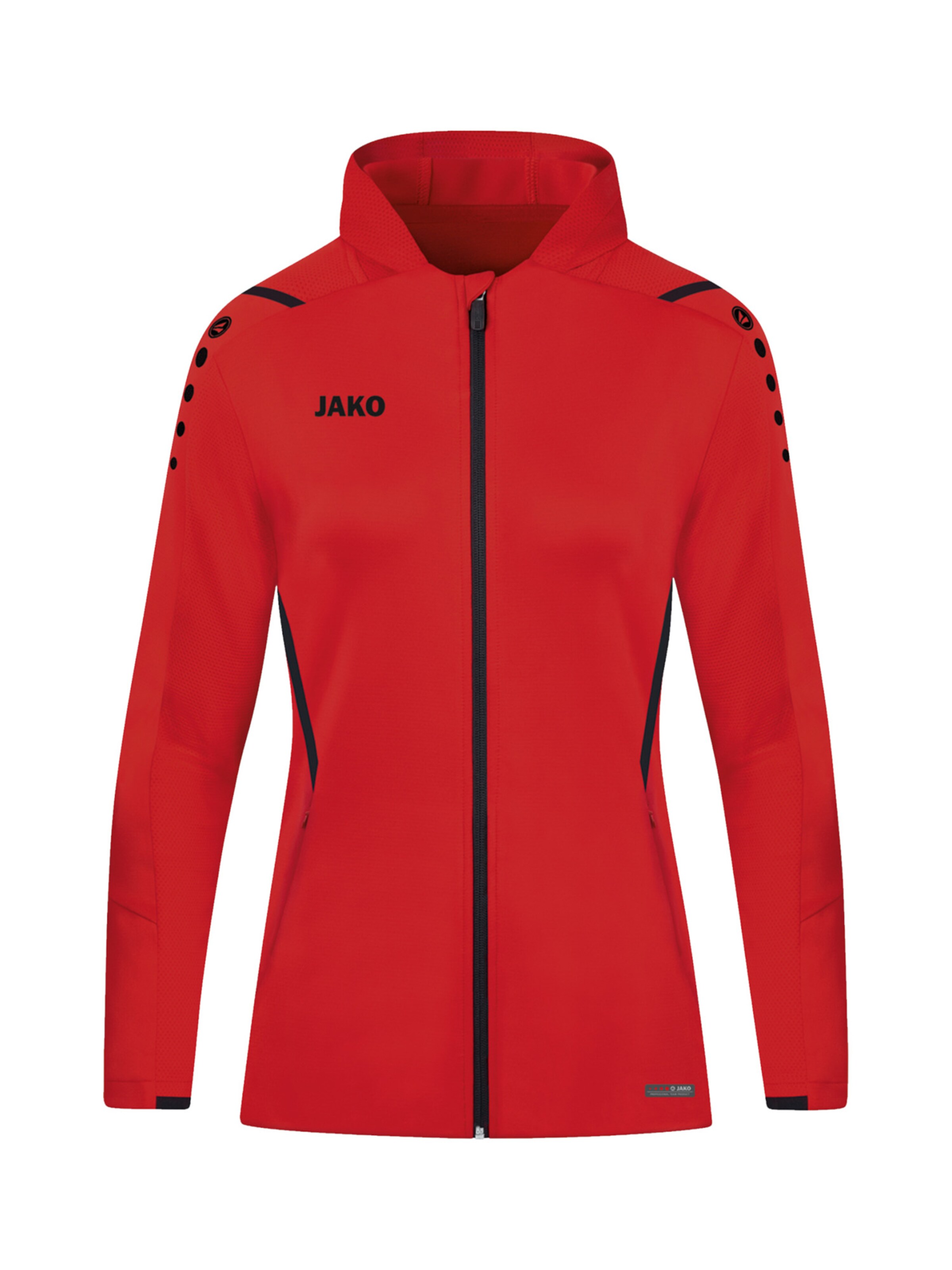 JAKO Sportjacke 'Challenge' in Rot: Vorderseite