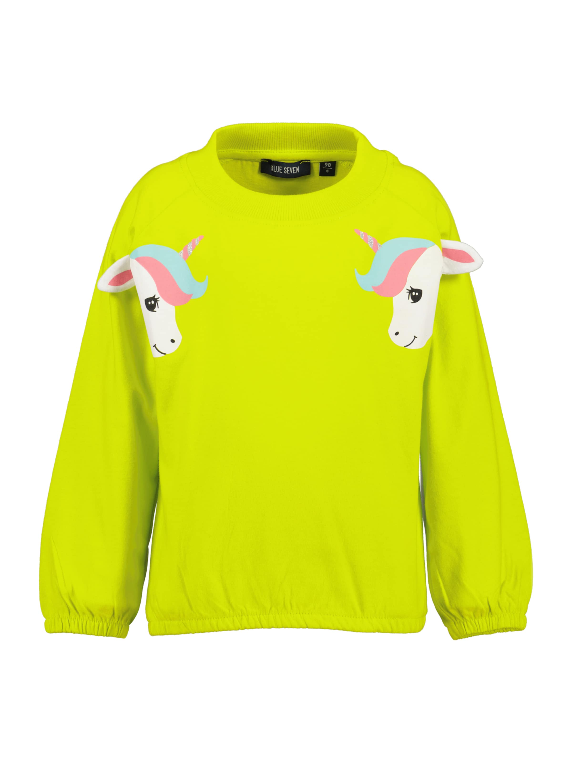 BLUE SEVEN Μπλούζα φούτερ σε κίτρινο: μπροστά