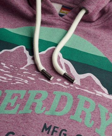Superdry Sweatshirt 'Core' in Lila