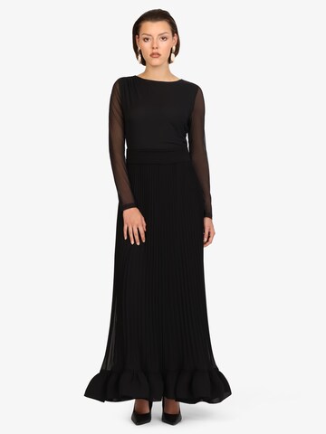 Kraimod - Vestido de noche en negro: frente