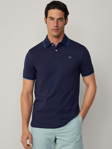 Hackett London Poloshirt in Blau: Vorderseite