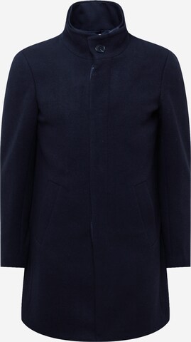 Matinique Regular fit Between-Seasons Coat 'Harvey' in Blue: front