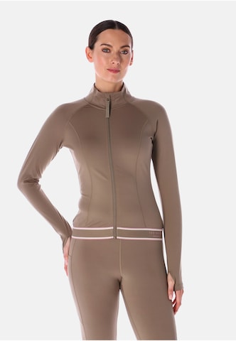 Ted Baker Sweatjacke in Braun: Vorderseite