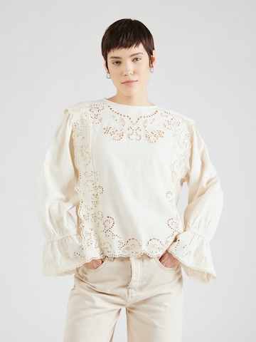 TOPSHOP - Blusa en beige: frente