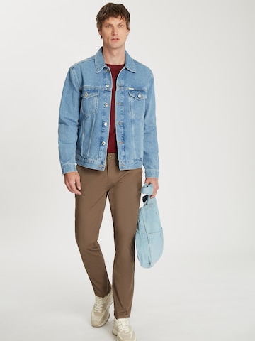 CROSS JEANS Regular Hose 'F 194' in Braun