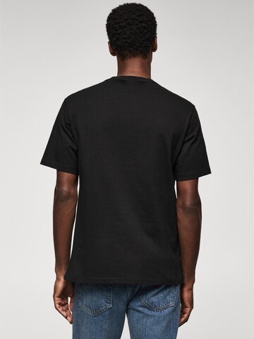 T-Shirt 'MOLINA' MANGO MAN en noir