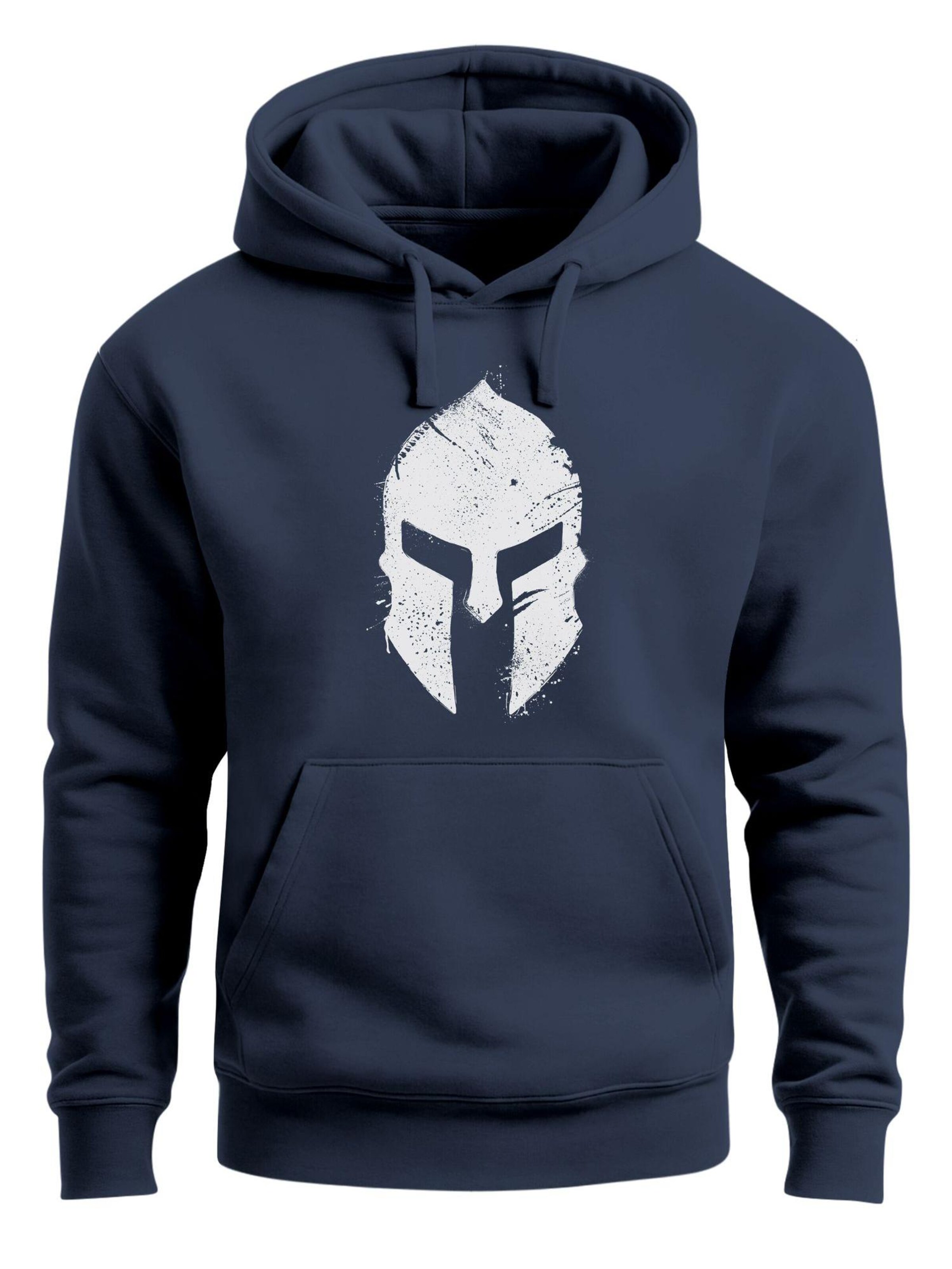 Neverless Sweatshirt 'Sparta' in Blue: front