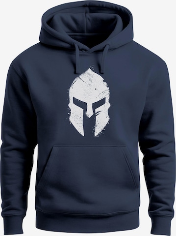 Neverless Sweatshirt 'Sparta' in Blau: Vorderseite