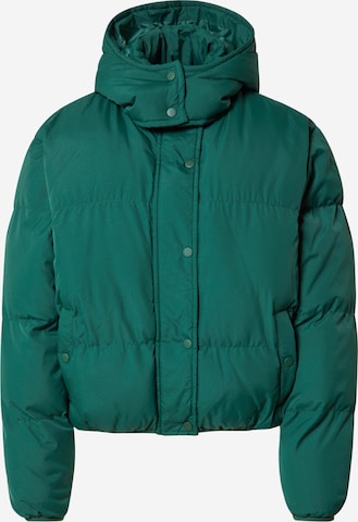 BRAVE SOUL - Casaco de inverno 'Bunny' em verde: frente