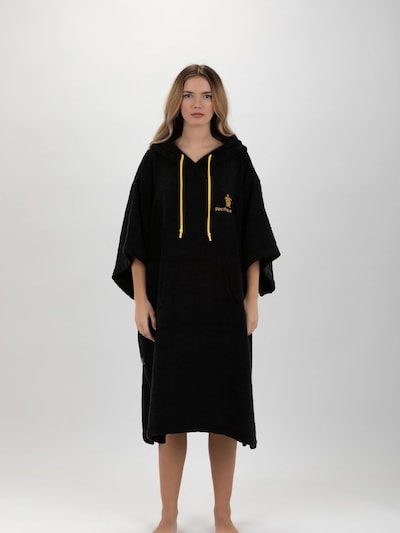 Pacifique Sud Sportsbadedragt 'Poncho Surf - Einheitsgröße - Tencel - Mit Ärmeln' i sort, Produktvisning