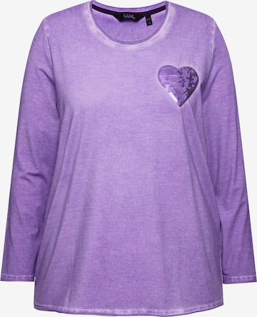 Ulla Popken Shirt in Lila: Vorderseite