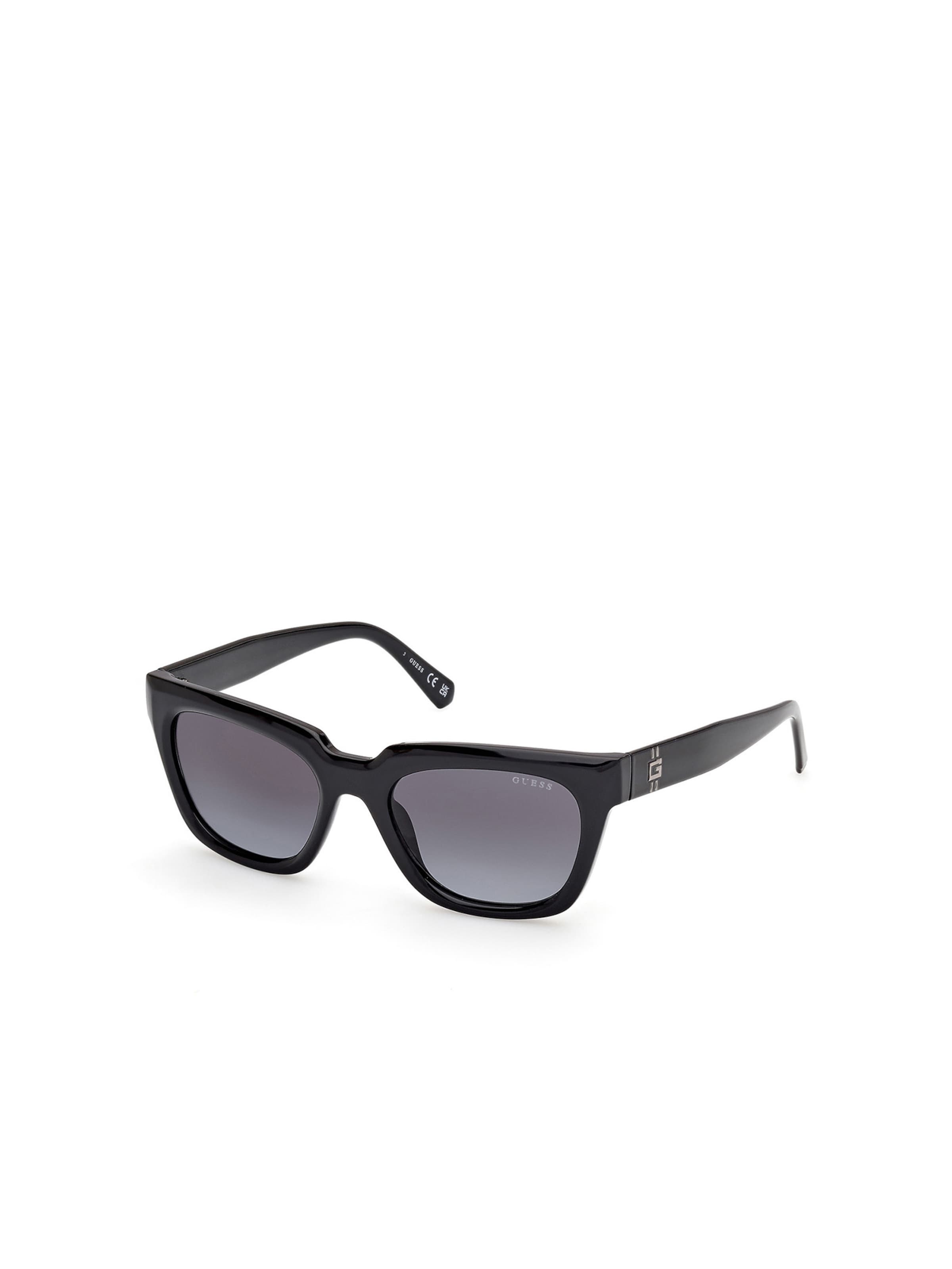 GUESS Sonnenbrille in Schwarz: Vorderseite