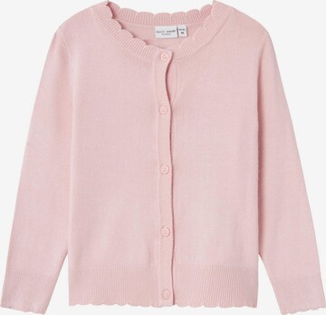 NAME IT Knit Cardigan in Pink: front