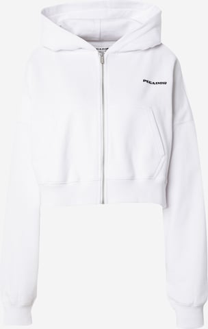 Pegador Zip-Up Hoodie 'MARLA' in White: front