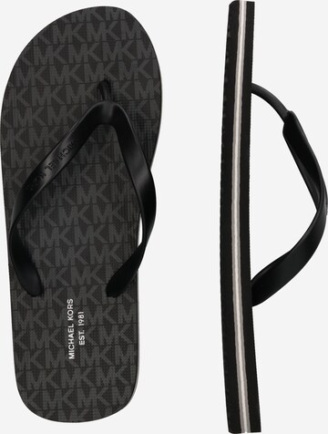 Michael Kors - Sandalias de dedo 'TRAVIS' en negro