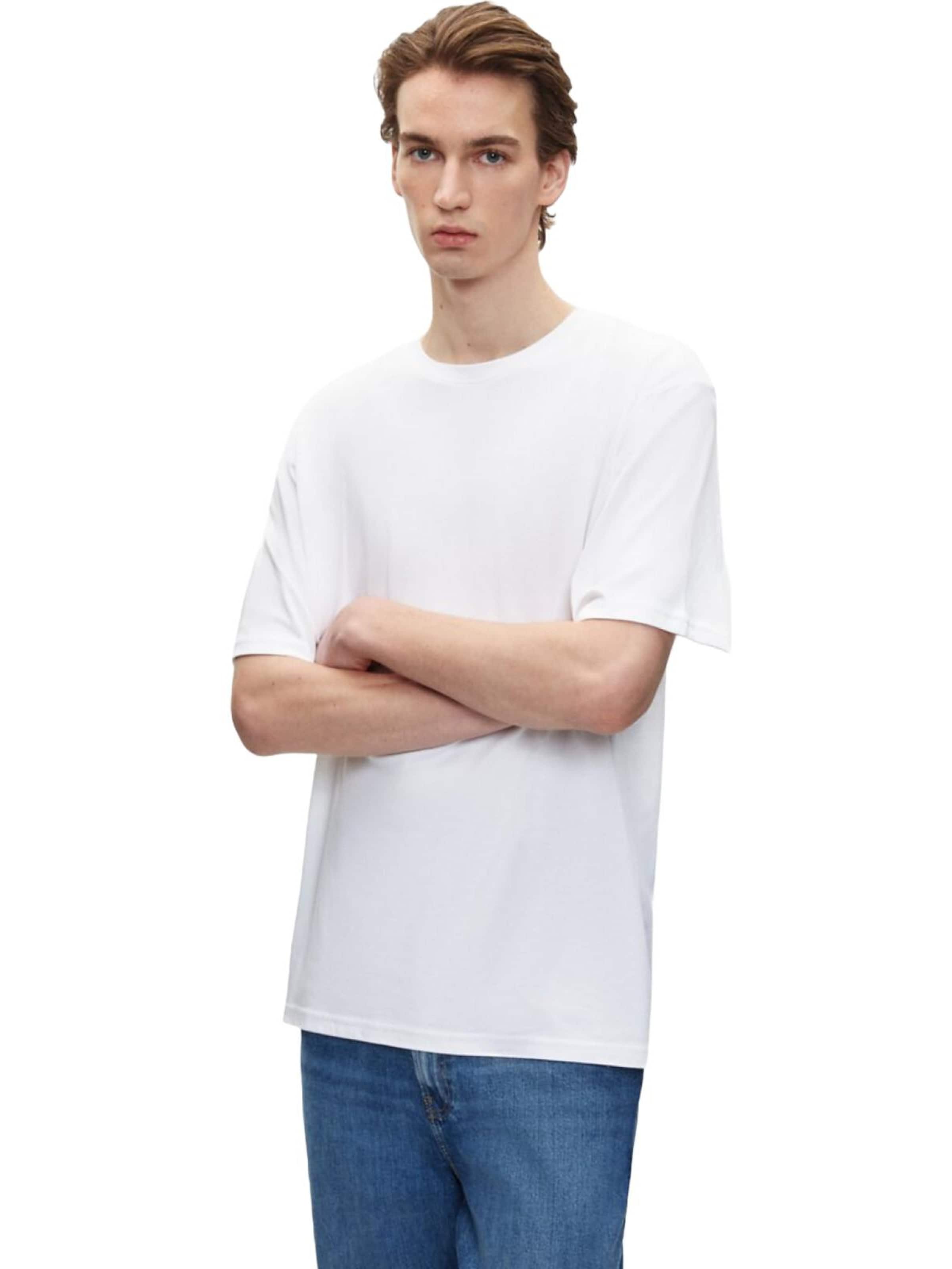 LTB Jeans - Camiseta 'LTB Jeans Herren Soft Touch T-Shirt' en blanco